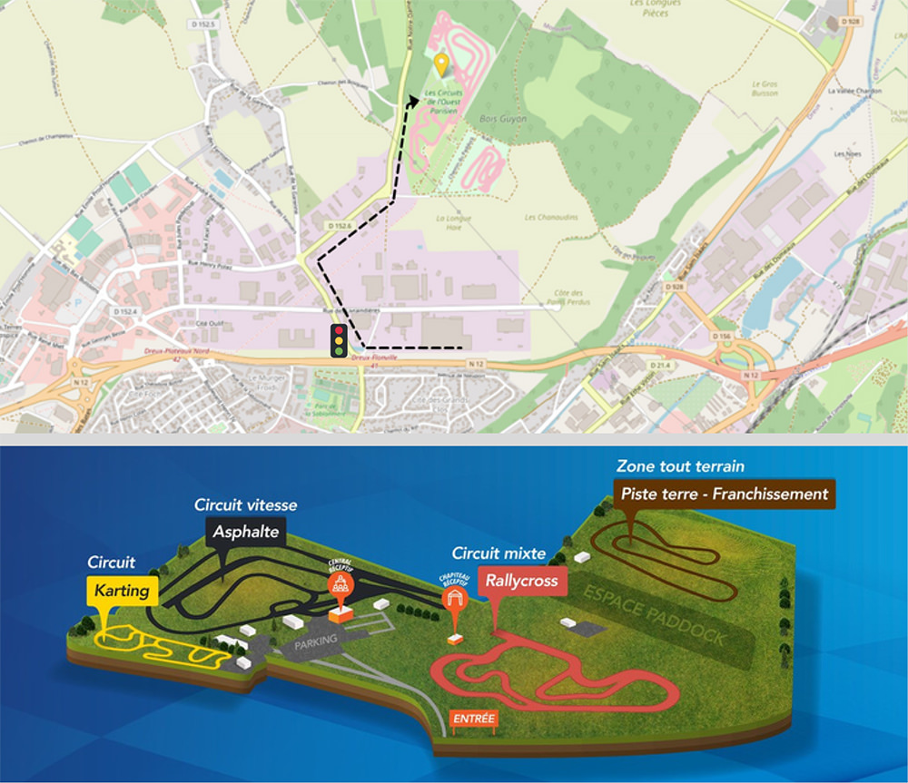 plan accès circuit